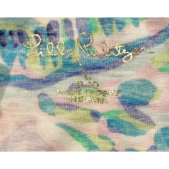 NWOT Lilly Pulitzer Ella Dress Shell Of A Party Girls Flutter Sleeve Size L 8 10 - Picture 4 of 10
